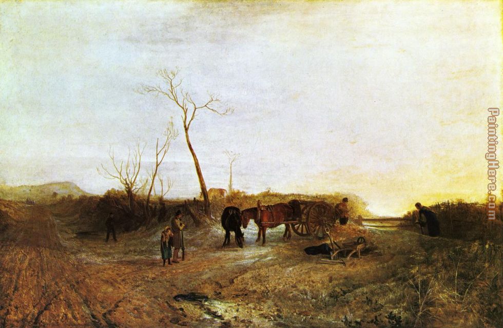 Frosty Morning painting - Joseph Mallord William Turner Frosty Morning art painting